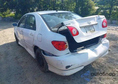 2004 Toyota Corolla S z USA, uszkodzony, nr VIN 2T1BR32E84C253166